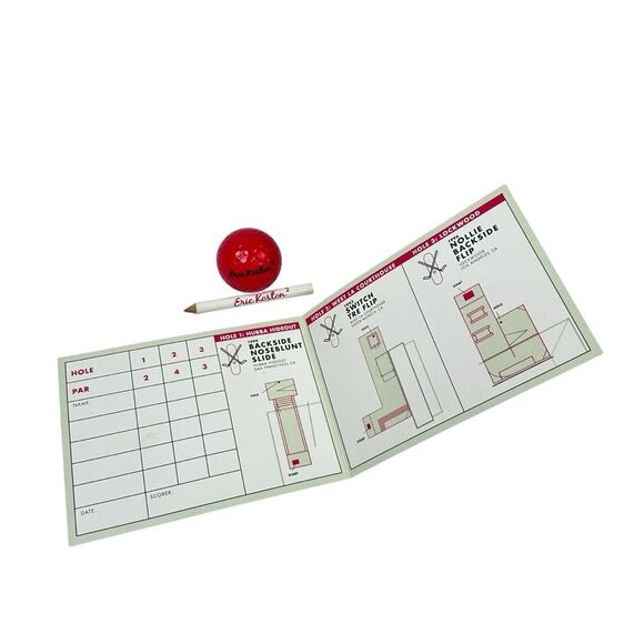 Nike SB X Eric Koston Golf Ball Scorecard + Pencil - Picture 3 of 4
